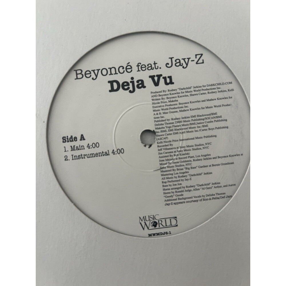 Beyonce - Jay-Z - Deja Vu - Vinyl - 2006 - Unused - New - Rare Promo